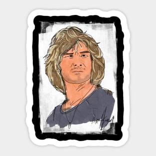 Patrick Swayze In Frame Sticker